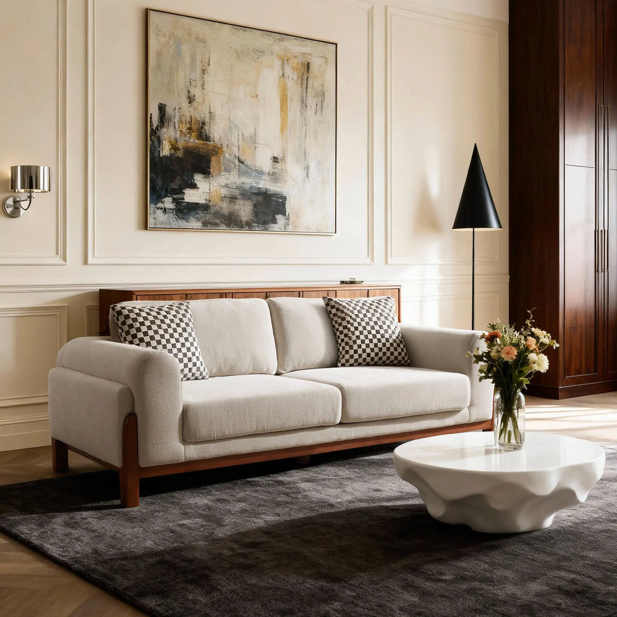 Linen Sofa (89")