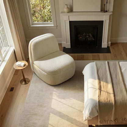 Boucle Swivel Chair