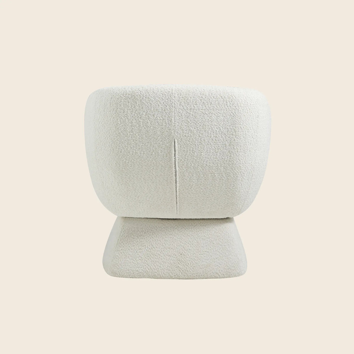 Boucle Barrel Swivel Chair