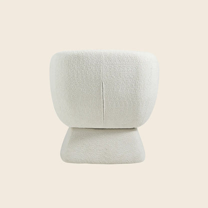 Boucle Barrel Swivel Chair